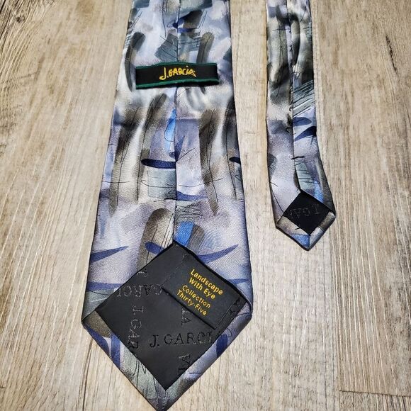 Jerry Garcia Tie 100% Silk Men’s Collection 25 Landscape With Eye 58" x 4" | EUC - Picture 3 of 5